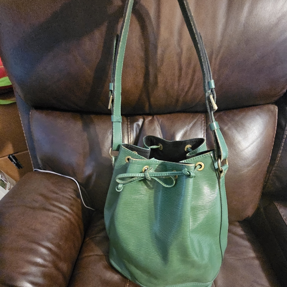 Louis Vuitton bucket bag and lv coin purse